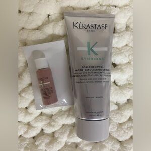 Lot 2 Kerastase Paris K Sumbiose Micro - Exfoliating Scrub & Chroma Absolu Gloss